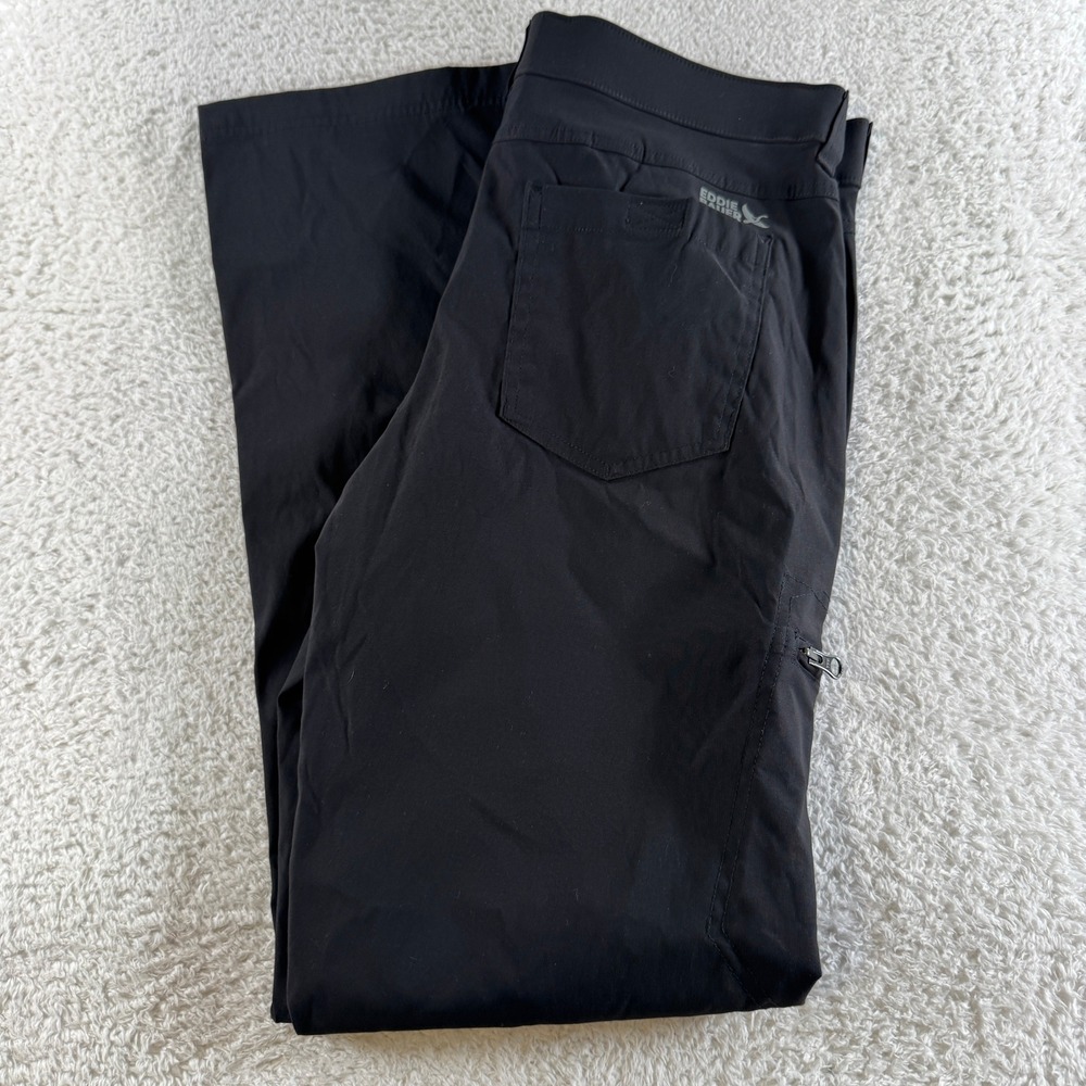 Eddie Bauer Athletic Outdoor Chino Pants Black‎ Size 32x32 Men Clean Adventure